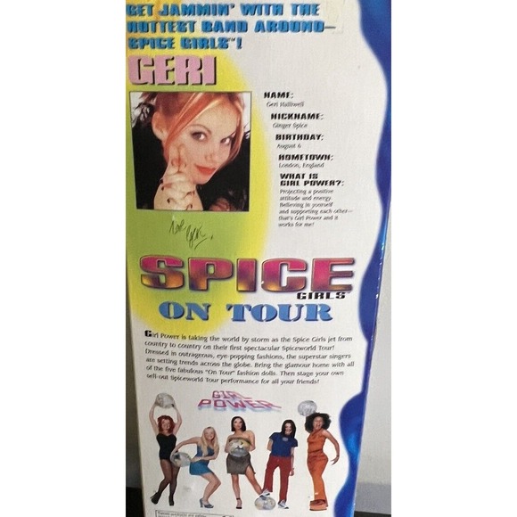 Spice Girl's On Tour Doll 12" Tall Ginger Spice Pop Artist Music Galoob 1998 NIB - Picture 4 of 9
